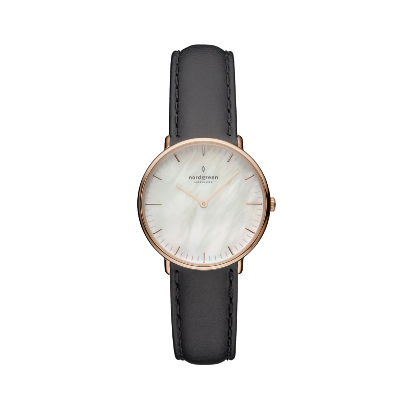 Nordgreen Native 28mm Mother of Pearl Gold Watch