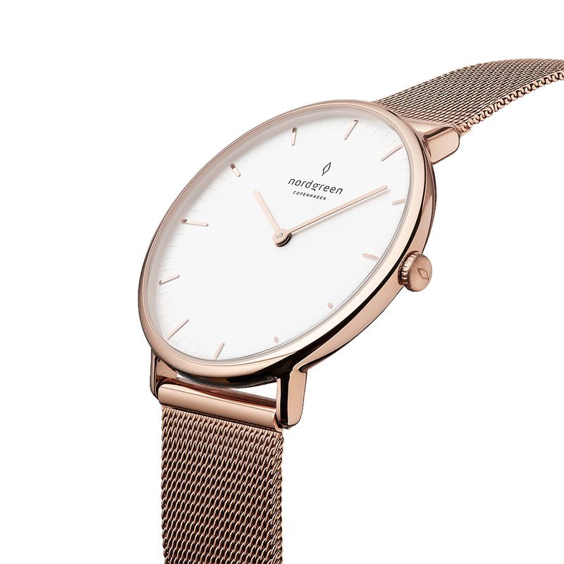 Nordgreen Women's Native 28mm Rose Gold Watch