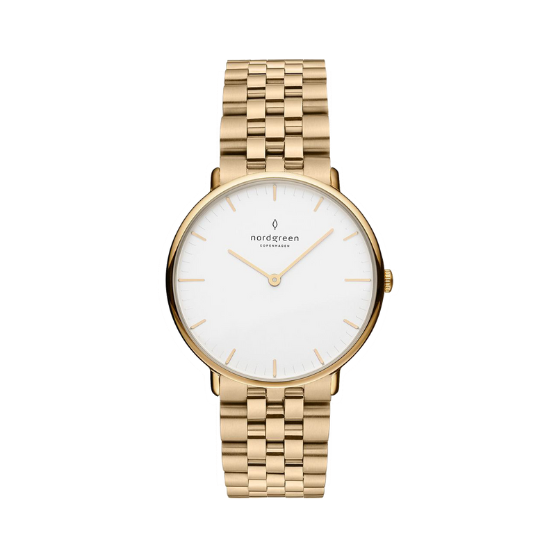 Nordgreen Women's Native 32mm 5 Link Gold Watch