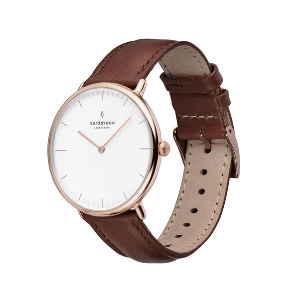 Nordgreen Native 36mm Brown Watch