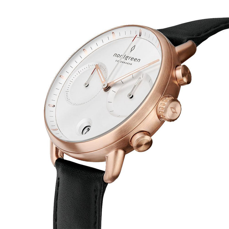 Nordgreen Pioneer 42mm Rose Gold Watch