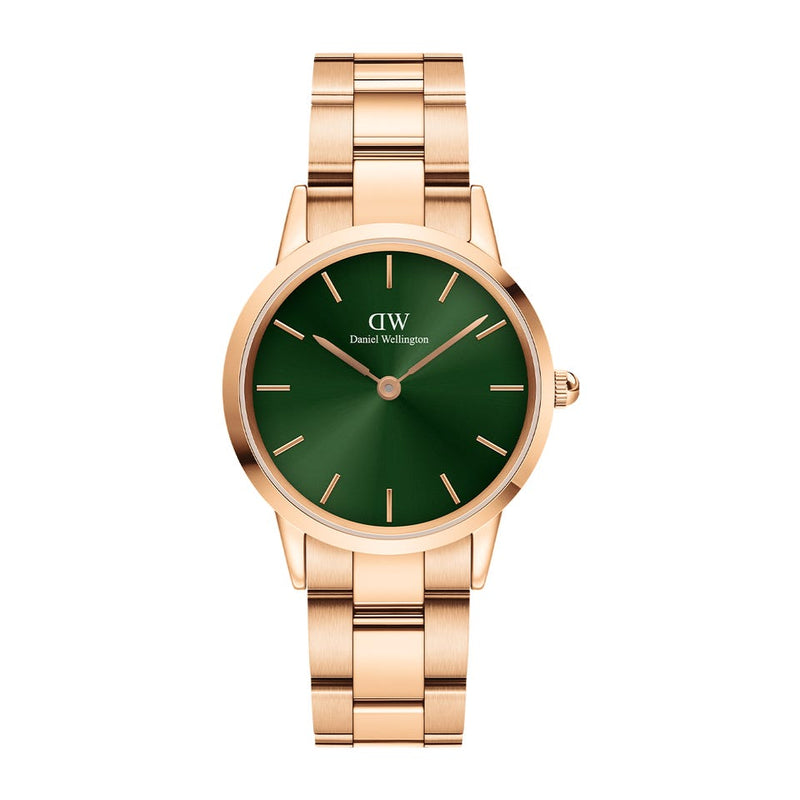 Daniel Wellington Womens Iconic Link Emerald 32mm