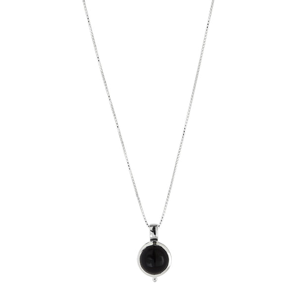 NAJO Garland Silver Black Onyx Necklace